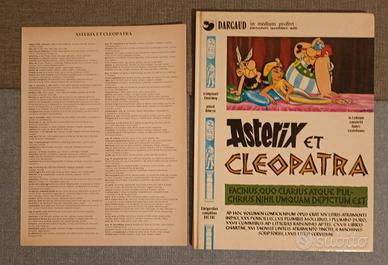 fumetto cartonato Asterix e Cleopatra in Latino!