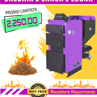 Caldaia a Sansa Nocciolino e Legna - NUOVA