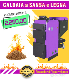 Caldaia a Sansa Nocciolino e Legna - NUOVA