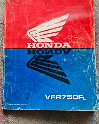 manuale officina moto Honda VFR750Fl