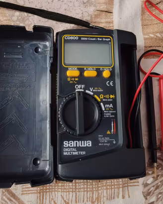 Multimetro digitale elettronico Sanwa CD800