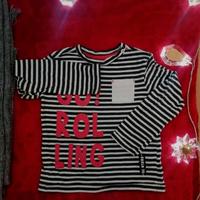 prezzo Maglietta Nuova Losan righe 92 cm 