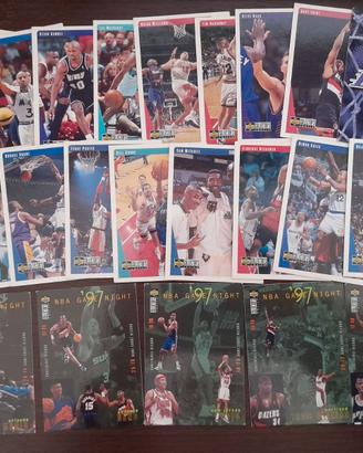 22 card NBA Upper Deck Collector's Choice 96 97