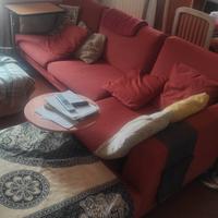 divano 4 posti + chaise longue