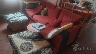 divano 4 posti + chaise longue