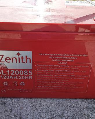 Batteria agm 120ah, Inverter 600w, Caricabatterie