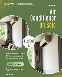 climatizzatore 18000 btu