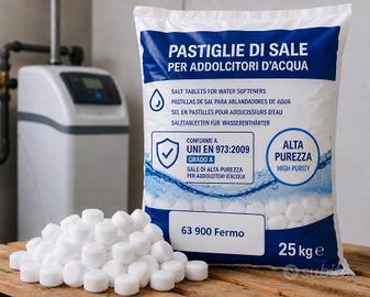 Pastiglie di sale per addolcitori