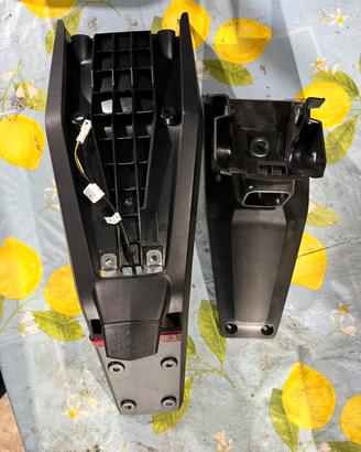 Portatarga-griglia-specchietti originali husquarna