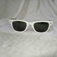 w1033 Ray-ban Rb2140Wayfarer bianco e nero Tg 50 