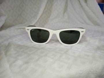 w1033 Ray-ban Rb2140Wayfarer bianco e nero Tg 50 