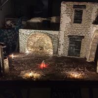 Presepe storico con illuminazione