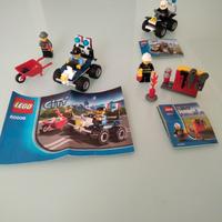 Set lego city 60006, 5613 e 5625 completi con figu
