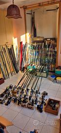 canne mulinelli attrezzatura da pesca