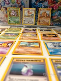 Lotto carte pokemon set base ITA