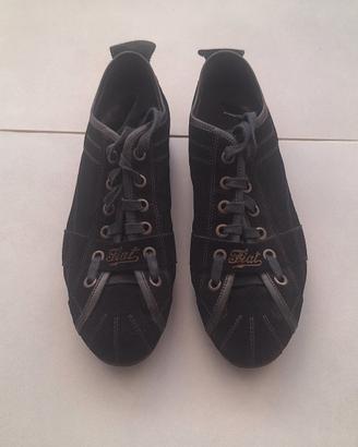 Scarpe FIAT in pelle scamosciata nera