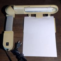 lampada lettura vintage orientabile clip supporto