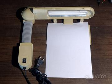 lampada lettura vintage orientabile clip supporto