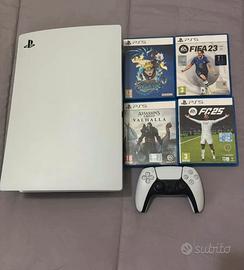 PS5 + 4 Giochi + Scatola e Accessori