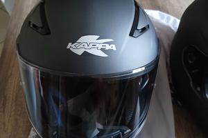 2 caschi moto kappa 1 xl e 1 s nuovi con fodera