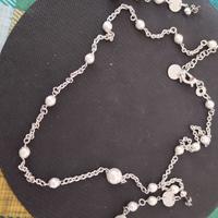 Set di collana e orecchini in perle di C. Paciotti