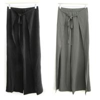 2 Pantaloni Pareo Lunghi NUOVI - ZARA - Nero Verde