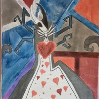 omaggio a Ladro di cuori tela 40x30