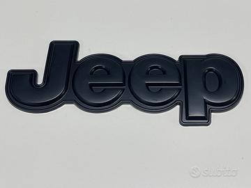 JEEP SCRITTA STEMMA EMBLEMA 4 COLORI
