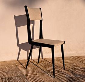 Anni'50 - Set 6 Sedie Di Carlo De Carli