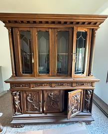 Credenza-vetrina antica