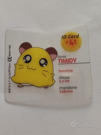 Hamtaro card #41 Timidy vintage anni 2000