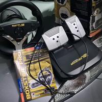 volante con pedaliera compatibile per PC