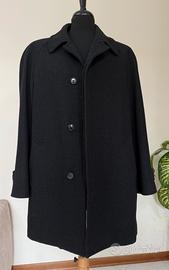 Cappotto nero  Lana e Cashmere Sartoriale tg.50