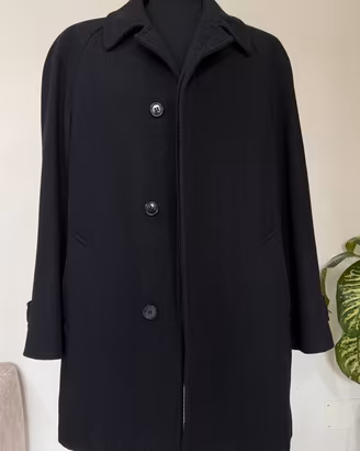 Cappotto nero  Lana e Cashmere Sartoriale tg.50