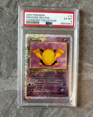 Drowzee reverse foil 73/110 - PSA 6