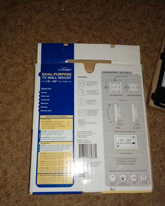 supporto inclinabile da parete per monitor 13"-30"