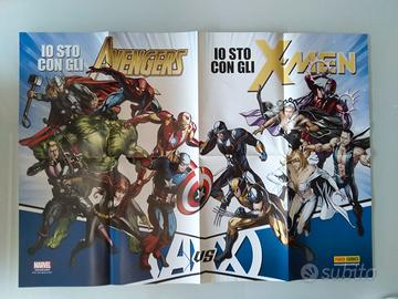 AVENGERS vs X-MEN - Poster/Locandina Panini Comics