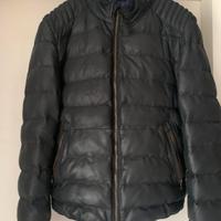 Giubbotto pelle imbottito taglia M Interno 42 uomo