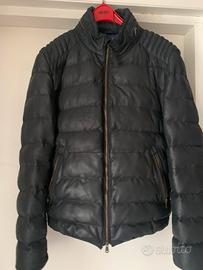 Giubbotto pelle imbottito taglia M Interno 42 uomo