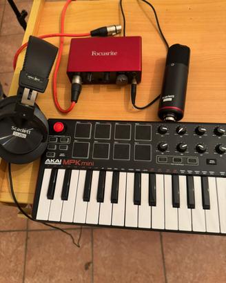 Set home studio focusrite