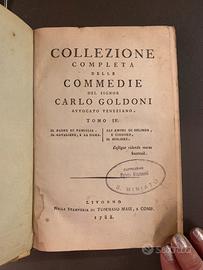 Carlo Goldoni 1788 Quarto volume della collezione