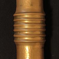 VASO IN OTTONE BATTUTO A MANO.