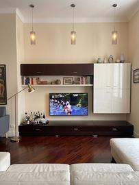 Parete attrezzata, design moderno, componibile