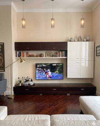 Parete attrezzata, design moderno, componibile