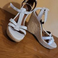 Sandali bianchi Zeppe Henry Cotton's n.37
