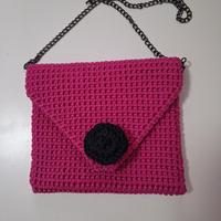 borsa fatta a mano,borsa ad uncinetto,pochette