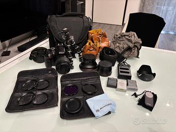 Nikon D5300 con accessori