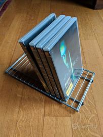 Porta DVD Ikea in metallo