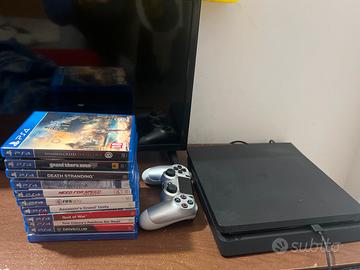 ps4 slim 500gb + GIOCHI+ joystick