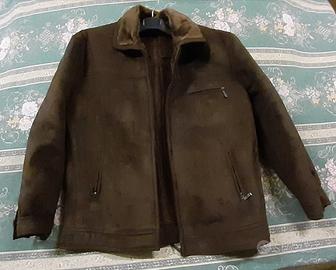 Giacca uomo in ecopelle imbottita